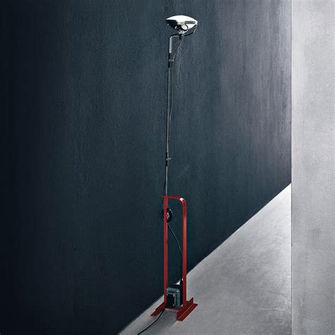 FLOS Toio design floor lamp Gx16d-LED red | Lights.co.uk