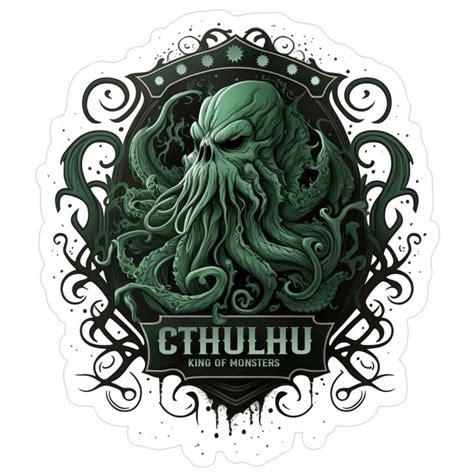"Cthulhu logo" Sticker for Sale by camikaze-es in 2025 | Cthulhu, Logo ...