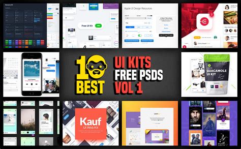 10 Best UI Kits Free PSD on Behance