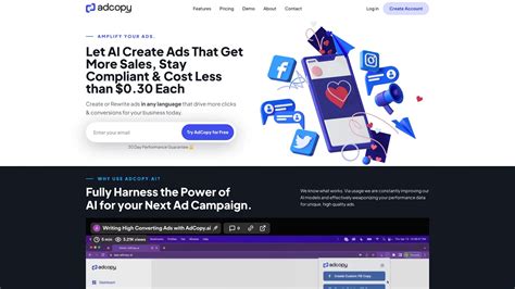 AdCopy.ai: Генератор рекламных текстов на основе ИИ | Creati.ai