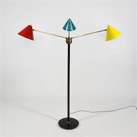 Italian Three-Arm Floor Lamp For Sale at 1stDibs | three arm floor lamp ...