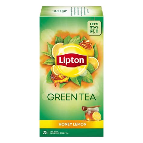 Lipton Honey Lemon Green Tea Bags, 25 Pieces : Amazon.in: Grocery ...