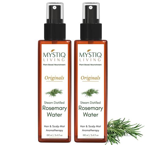 Mystiq Living Rosemary Water, Hair Spray for Regrowth| 100% Pure and ...
