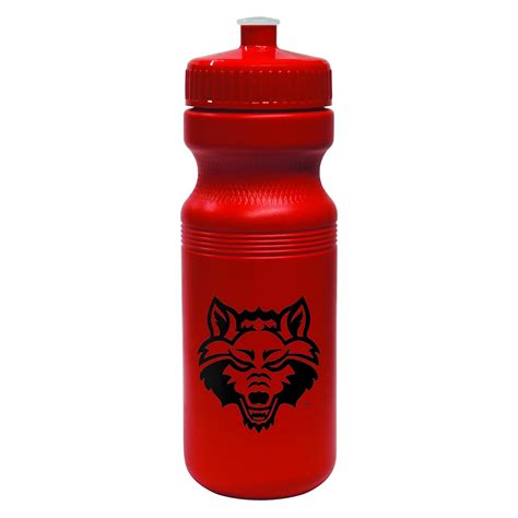 NCAA Arkansas State Red Wolves Opaque Squeeze Water Bottle, 24-Ounce ...