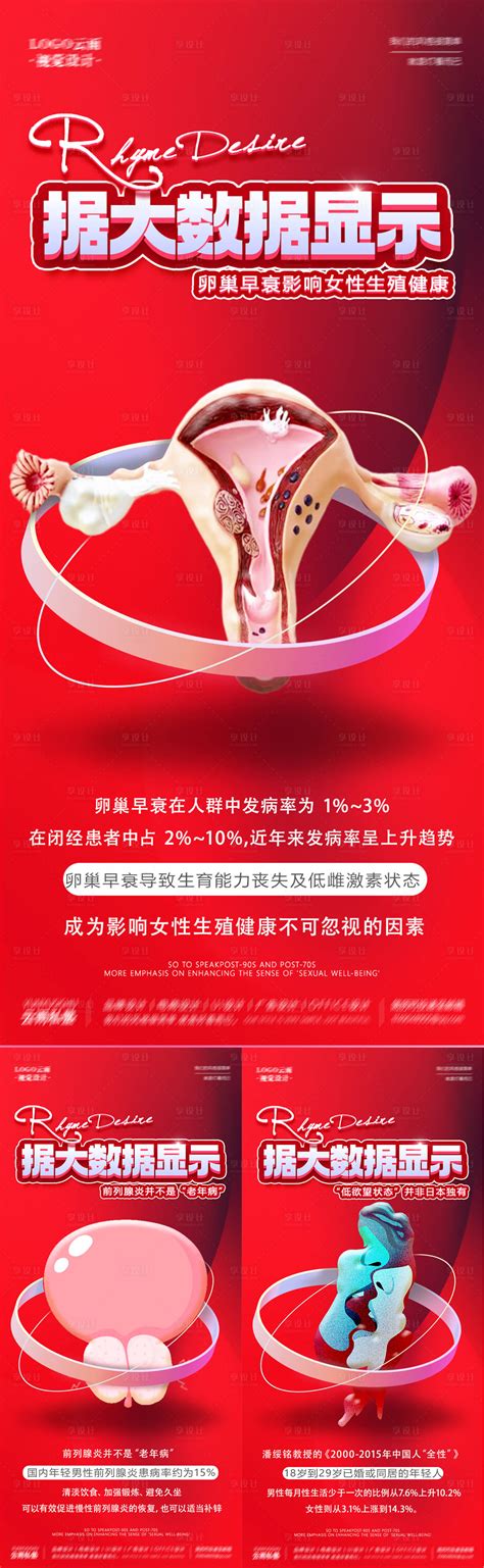 医美私密男性女性生殖健康两性系列海报PSD广告设计素材海报模板免费下载-享设计