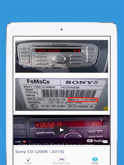 Image result for Ford Connect Radio Code