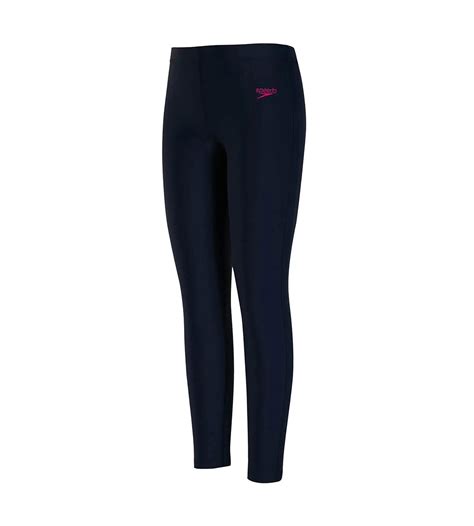 Buy Speedo Girls Polyamide Quick Drying Swim Legging - Black & Electric ...