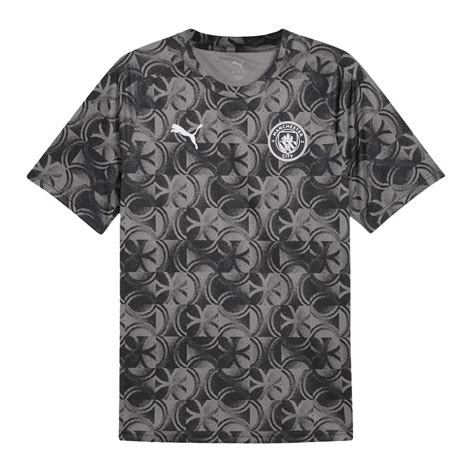 Puma Manchester City Warm Up Pre-Match Jersey Soccer 782167-11 Black ...