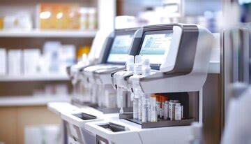 A smart medication dispensing system in a hospital pharmacy | Premium ...