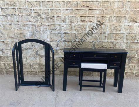 Modern Wooden Dressing table with Mirror Frame & stool ! - Furniture ...