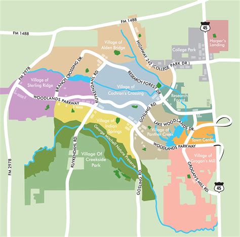 The Woodlands Map Of Villages Researchers Map Ancient Tribal Villages