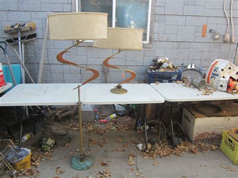 Vintage 1950'S Floor Lamp and Matching Table Lamp - Schmalz Auctions