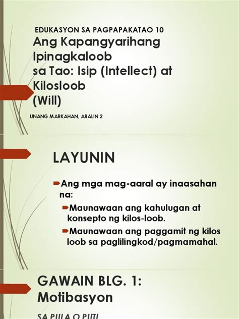 Image result for DepEd ESP Module 1 1st Quarter