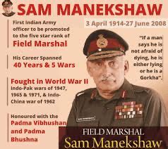 Field Marshal In India : Sam Manekshaw and K. M. Cariappa