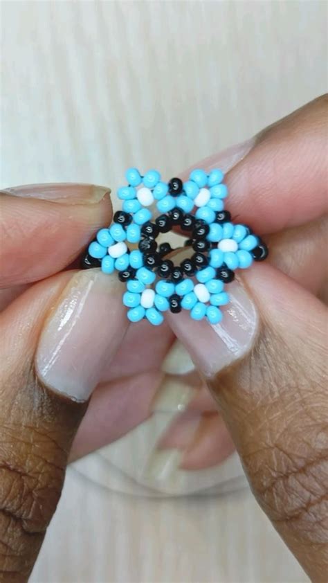 Image result for Beaded Flower Ring Tutorial