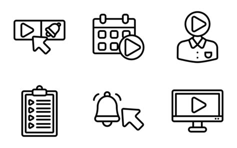 Product Management Icon Pack | Black outline | 35 .SVG Icons
