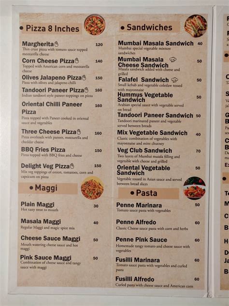 Menu at Cafe WeDesi, Chopda