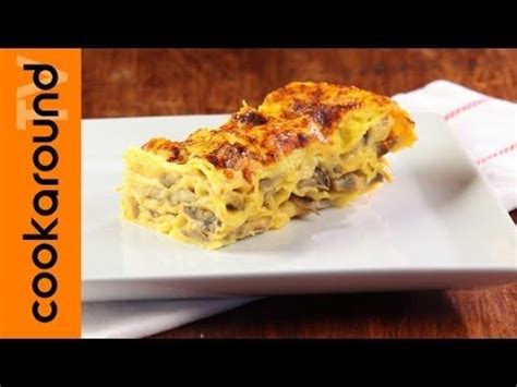 Lasagne ai funghi / Ricetta pasta al forno   Lasagna ai  