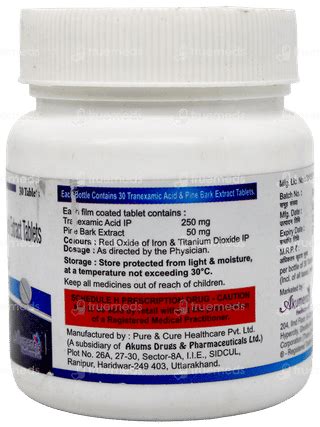 Tranesma Plus 250 Mg Tablet 30 - Uses, Side Effects, Dosage, Price ...