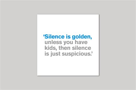 Silence Is Golden Greeting Card | Icon