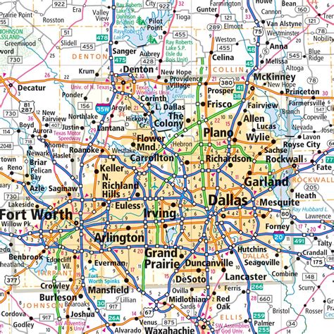 Rand McNally Texas State Map by Rand McNally Publishing | Avenza Maps