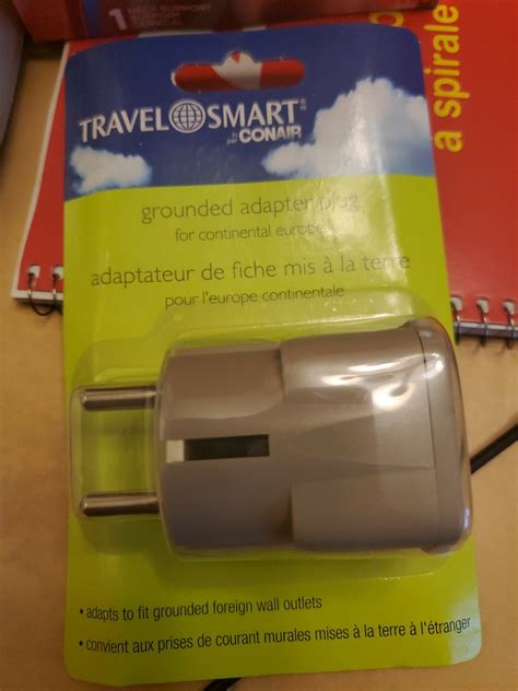 travel smart conair, grounded adaptor plug for continental Europe | eBay