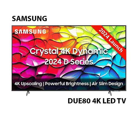 Samsung 55 DUE80 Crystal 4K TV UA55DUE80AKLXL: Specs & Review