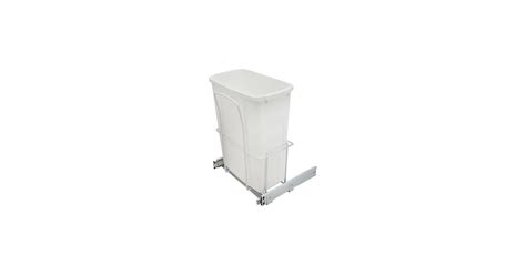 Hafele 503.12.777 35 Quart Single Pull Out Waste Bin with Heavy Duty ...
