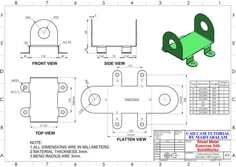 Image result for Sheet Metal CAD CAM Tutorial