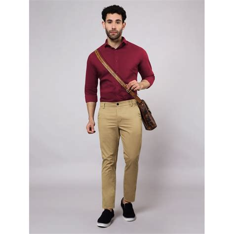 Buy Sand Brown Chinos for Men Online in India at Beyoung
