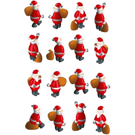 Santa Set Wall sticker | wall-art.com