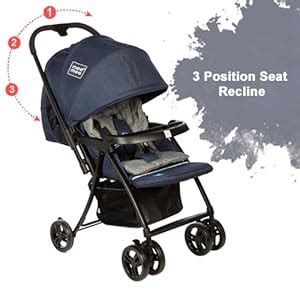 Buy Mee Mee Easy to Push Baby Stroller Pram with Quick One Hand Folding ...