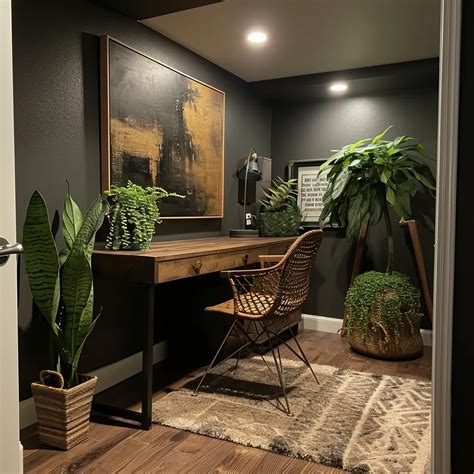 Basement office ideas. Home office in basement design