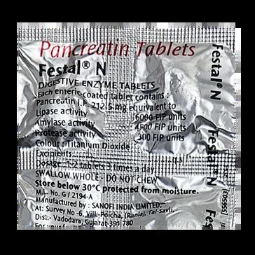 FESTAL N TABLET 10'S Price, Uses, Side Effects & Substitutes | Medkart