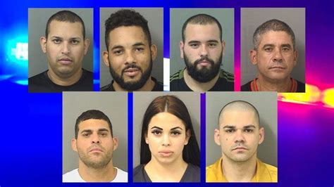 Seven people from Miami-Dade arrested in Palm Beach County