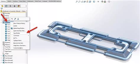 Image result for How to Create Multibody Parts in a Part File in SolidWorks