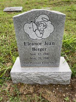 Eleanor Jean Berger (1941-1941) - Mémorial Find a Grave