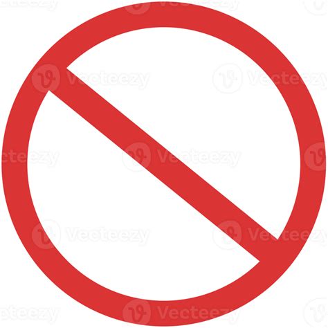 no sign icon transparent 45368429 PNG