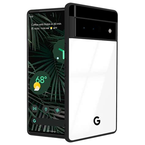 RIGGEAR Leather Sleek Google Pixel 6 Pro Back Cover Case For Mobile ...