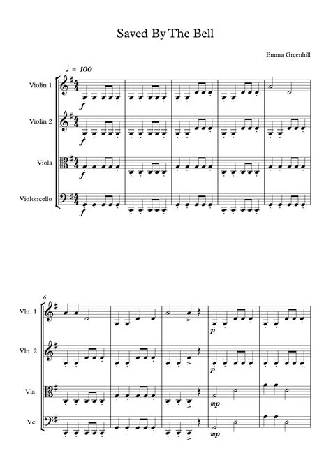 Image result for String Ensemble Tab