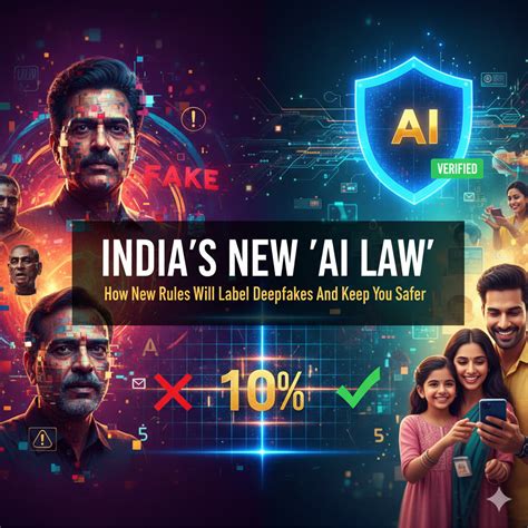 AI, ಡೀಪ್‌ಫೇಕ್ ಹಾವಳಿ : ನಿಮ್ಮ ಸುರಕ್ಷತೆಗಾಗಿ ಭಾರತದ ಹೊಸ 'AI ಕಾನೂನು ...