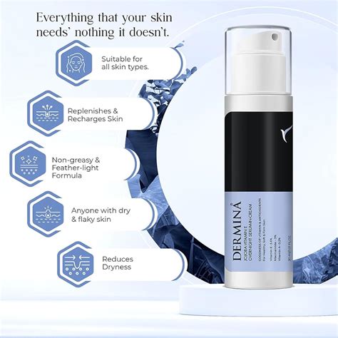DERMINA Jojoba-Vitamin E Overnight Serum-in-Cream India | Ubuy