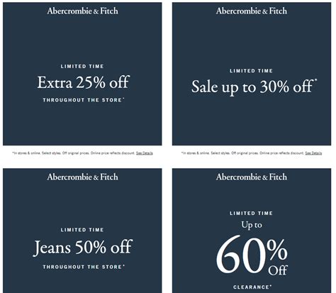 Top Abercrombie Promo Codes & Coupons