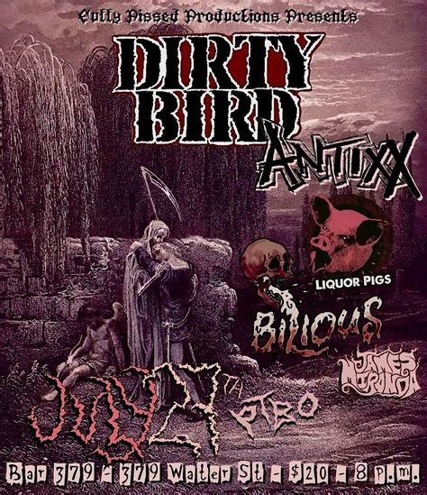PUNK SHOW W/ DIRTY BIRD, ANTIXX, LIQUOR PIGS, BILIOUS, AND JAMES ...