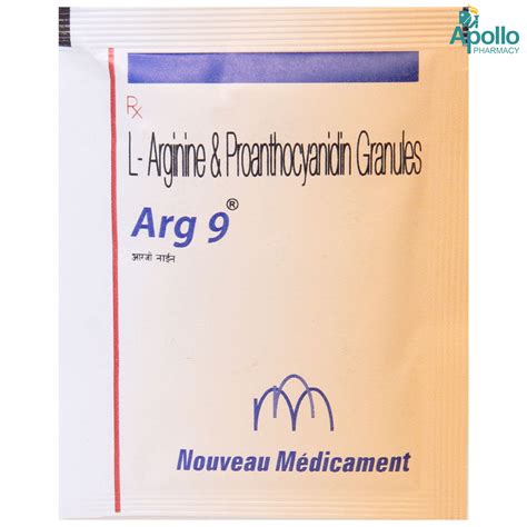 Buy Arg 9 Sachets 5 gm | 19 Minutes Delivery | Apollo Pharmacy