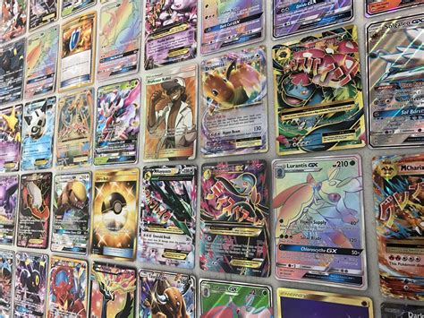 Pokemon Card Lot 100 OFFICIAL TCG Cards with Rare Com Unc + GX EX HYPER ...