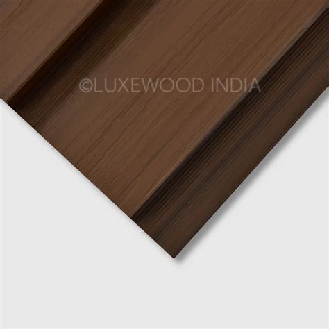 TimberClad WPC Trio Light Walnut Panels | Luxewood India