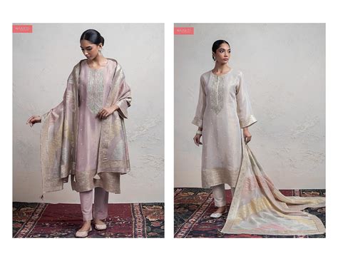 Nava Naariti Tissue Silk Pant Style Suits Supplier Gujarat – Kavya ...