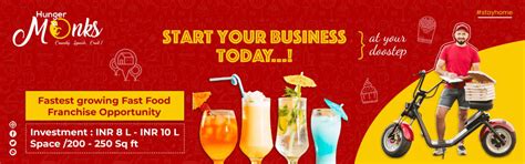 HUNGER MONKS (Cafe & Fast Food Franchise Opportunity)