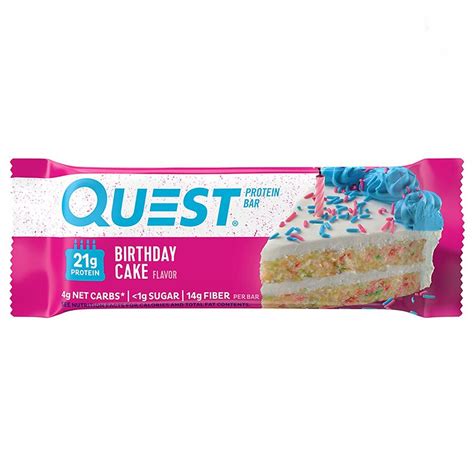 Quest Nutrition Protein Bar Birthday Cake | Walgreens